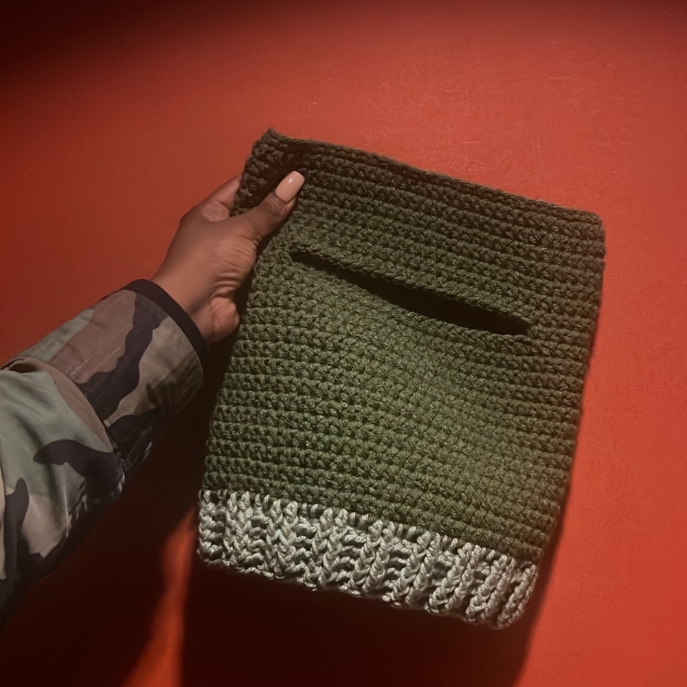 Crochet Open Top Ski Mask